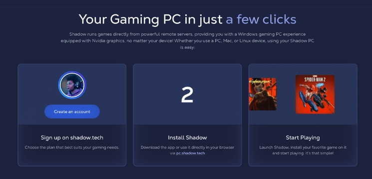 PC Shadow Setup