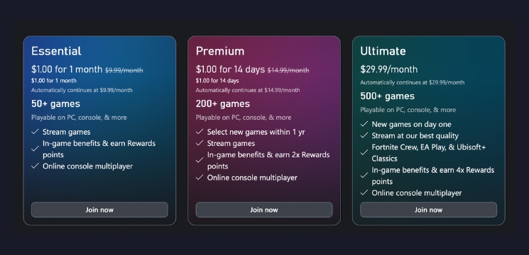 Xbox plans