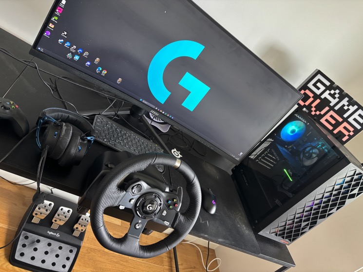 installed Logitech G920 for testing
